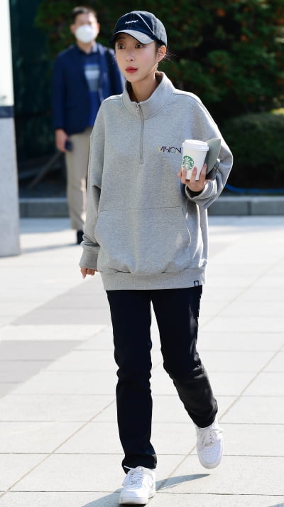 [TEN 포토] EXID 혜린 '멤버 보고 놀란 토끼눈'