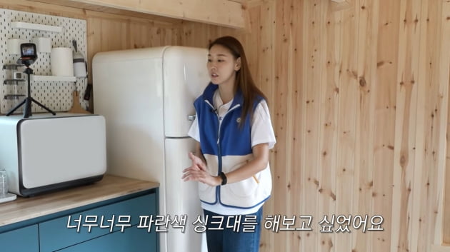 '시골살이 시작' 한혜진, "혼자 사는데 무슨 상관" 파란 싱크대→화이트 수전 '로망 실현'