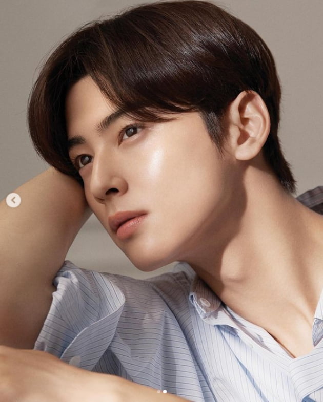 차은우, 얼굴천재의 눈빛...호흡곤란 유발