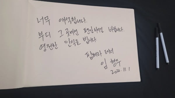 임형주 "'천개의 바람이 되어' 분향소에 나와, 이태원 참사 믿기지 않는다"