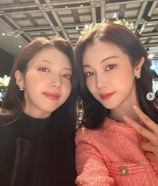 김옥빈, 채서진 자매 / 사진=김옥빈 인스타그램