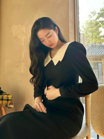 '전진♥' 류이서, 임신했나? 배를 따뜻하게 쓰담쓰담