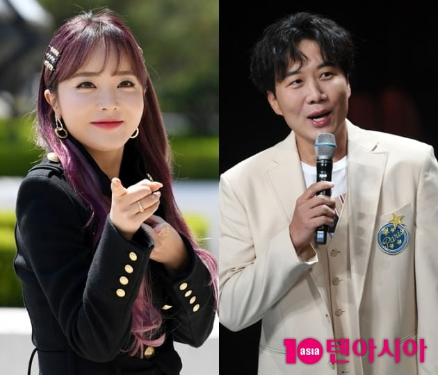 홍진영, 도경완./사진=텐아시아DB