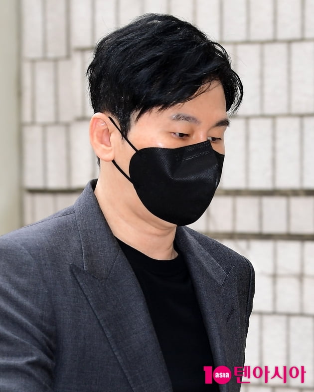 [TEN 포토] 양현석 '어두운 표정으로'