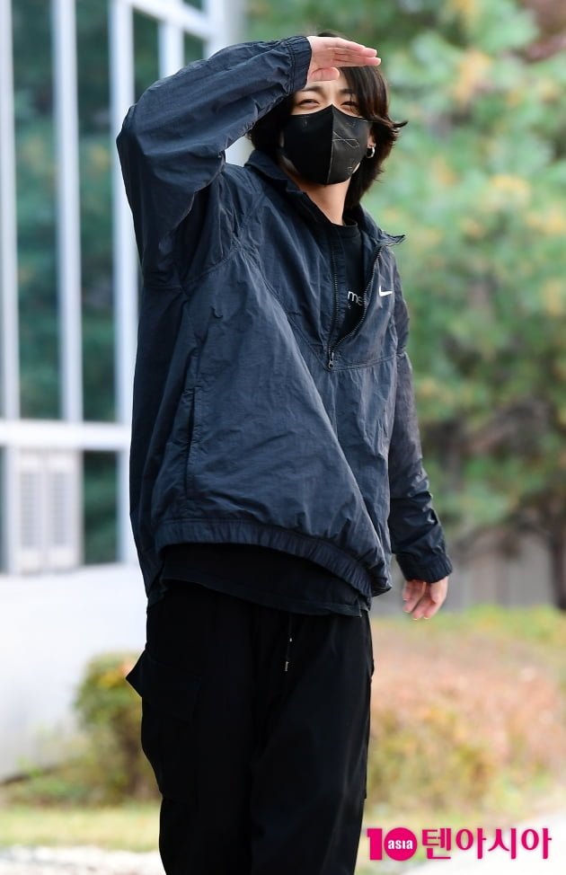 [TEN 포토] 방탄소년단 정국 '대한민국 골 넣었어요'