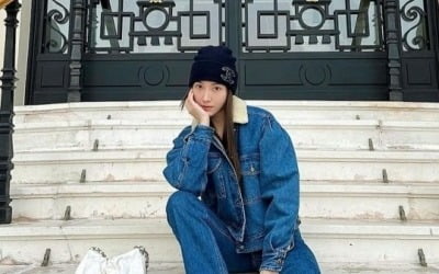 제시카, 힙한 '청청 패션'…아이돌 아우라 가득 근황