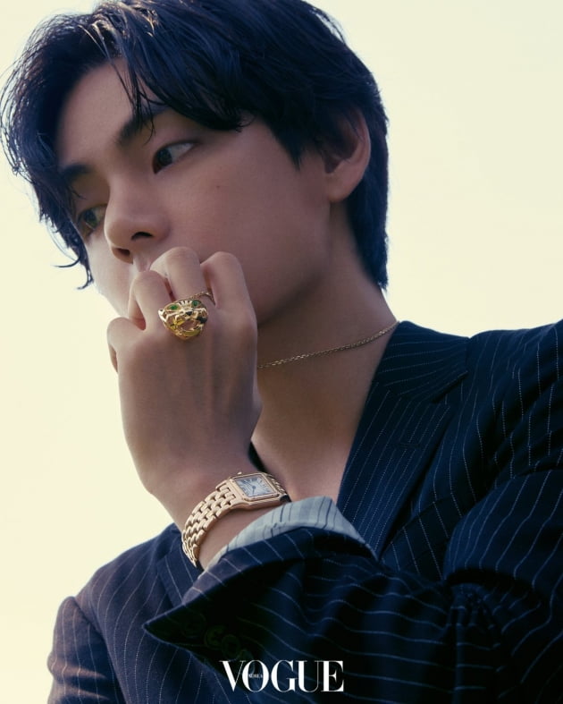 BTS 뷔, '쥬얼리 브랜드 광고모델로 딱인 남돌' 1위