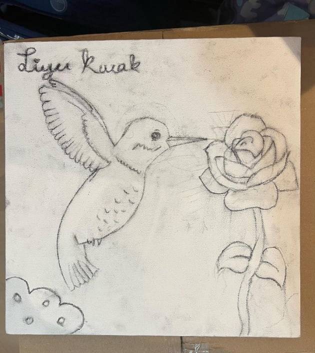 '이보영♥' 지성, 딸 지유가 그린 그림 자랑…딸 바보 모멘트