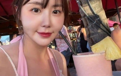 '이경규 딸' 이예림, ♥김영찬과 뒤늦은 신혼여행에 과감한 휴양지룩