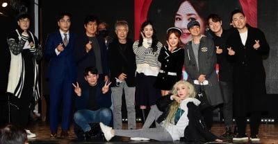[TEN 포토] '똑순이' 김민희 '최백호,하리수,하도권,변우민 등 쇼케이스 응원'