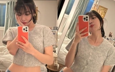 주현영, '개미 허리' 공개…'군살 제로' 반전 몸매 공개
