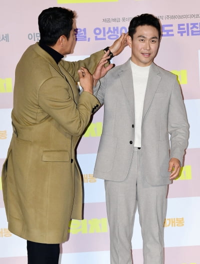 [TEN 포토] 권상우-오정세 '찰떡인 티키타카'