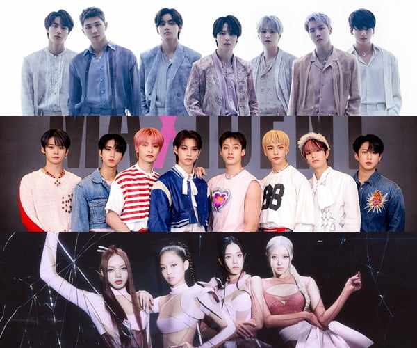 방탄소년단, 스트레이 키즈, 블랙핑크 / 사진제공=빅히트, JYP, YG엔터테인먼트
