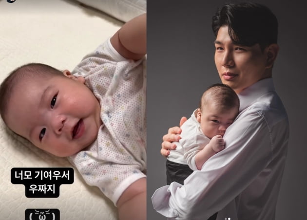 '홍현희♥' 제이쓴, 子 붕어빵 미소에 마음이 녹네..."너무 귀여워서 어쩌지"