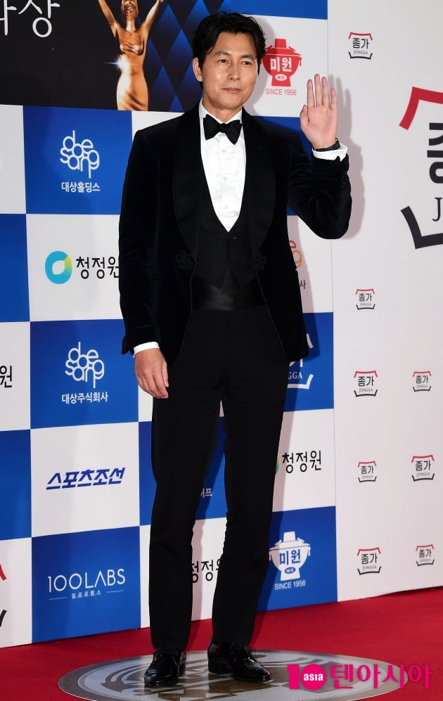 [TEN 포토] 정우성 '헌트 대표로 왔어요'