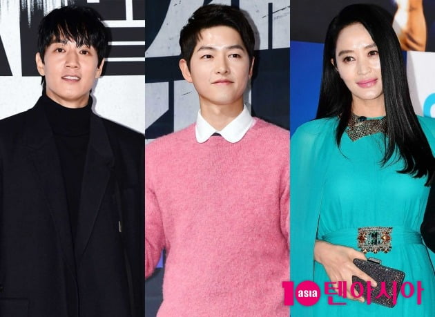 김래원, 송중기, 김혜수. / 사진=텐아시아DB