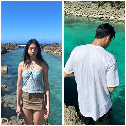 '러브캐처' 김지연, ♥축구선수 전진우와 커플 여행…이채운 이후 또 공개 열애