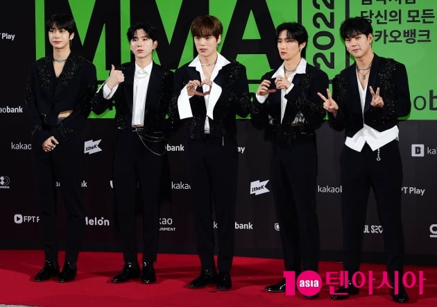 [TEN 포토] 몬스타엑스 'MMA 왔어요'