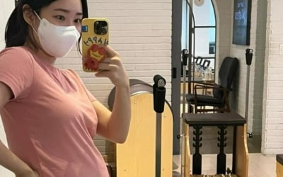 '사업가♥' 최희, 임신 19주차인데 눈에 띄게 배가 '불룩'…"이제 절반"