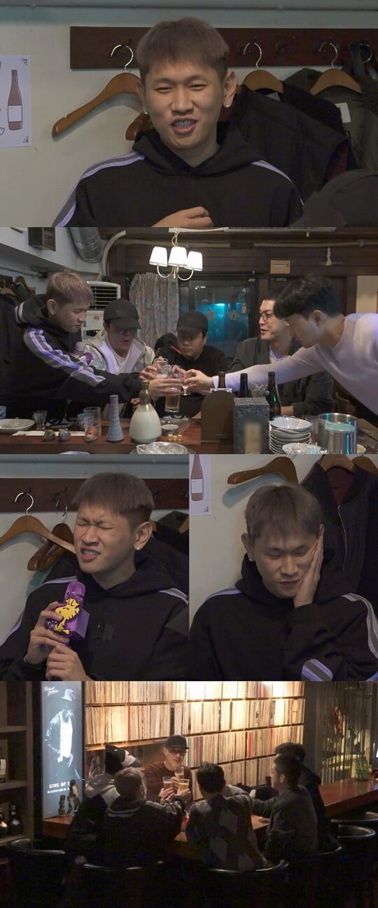 크러쉬, 선술집을 감성 가득 로맨틱 무드로 만든 '이자카야 청음회' 개최 ('나혼산')