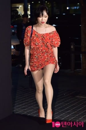 '프로포폴 자숙' 가인, 브아걸과 중국집 고량주 회동 근황