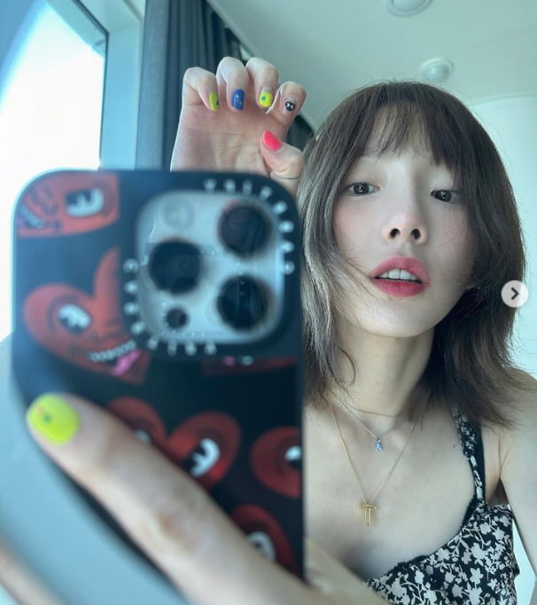 태연, 살이 더 빠진듯한 근황…야윈 얼굴 라인