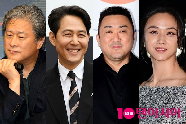 박찬욱 감독, 이정재, 마동석, 탕웨이 /사진=텐아시아 DB
