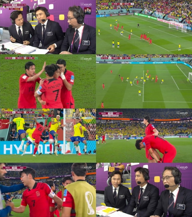 [종합] "언더독 한국, 득점포 터진 브라질 야속해" 16강전 4-1 패배