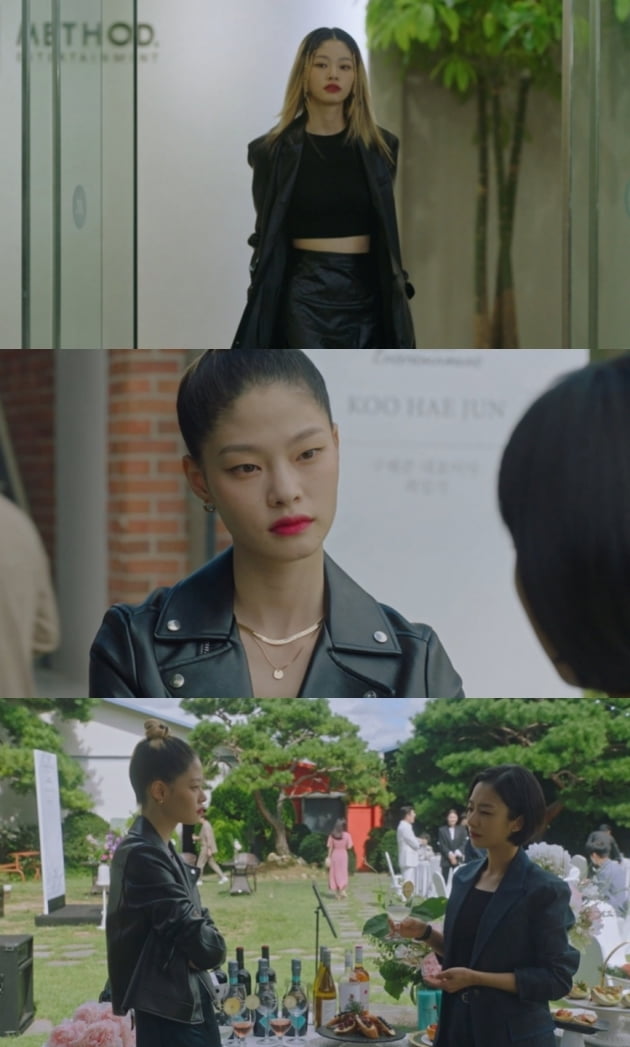 곽선영, '신예' 김아현에 적극 구애…세계적인 모델 포스에 깜짝('연매살')
