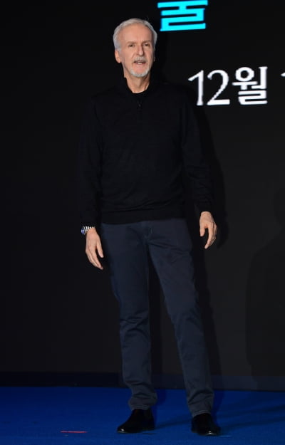 [TEN 포토] 제임스 카메론 감독 '13년만에 아바타2 갖고 내한'