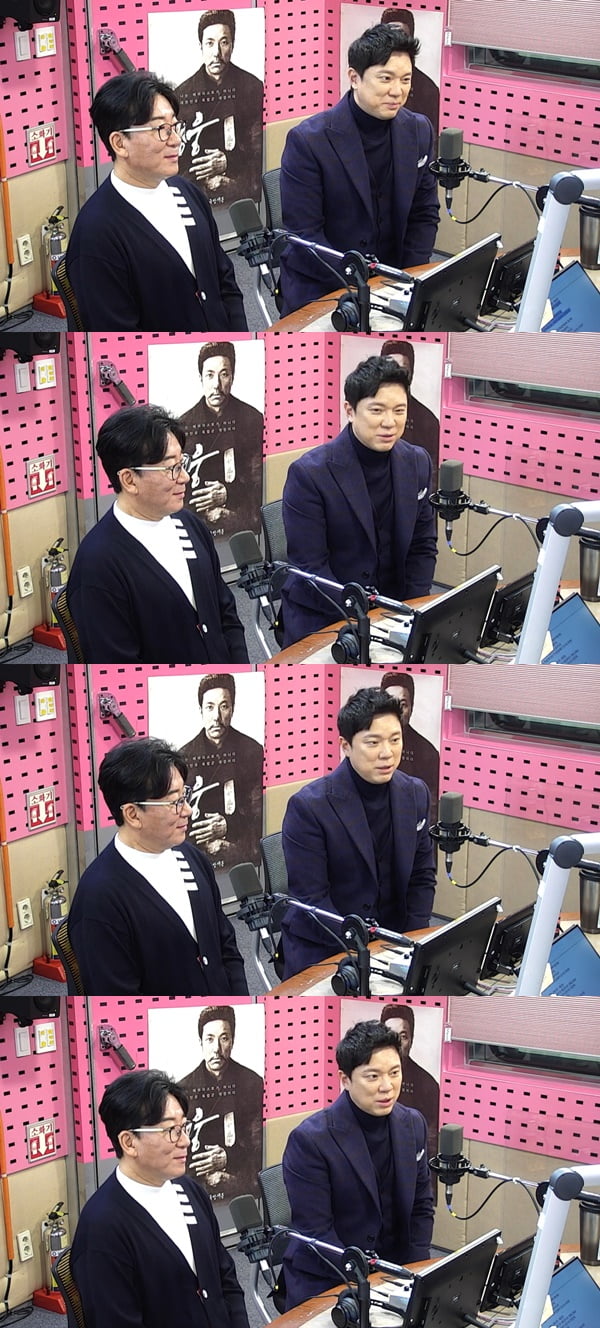 윤제균 감독, 정성화 /사진=SBS 파워 FM '박하선의 씨네타운' 보는 라디오 방송화면 캡처