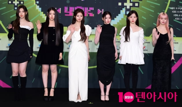 [TEN 포토] 엔믹스 '지니 탈퇴후 첫 공식석상'