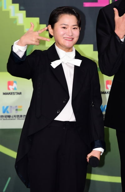 [TEN 포토] 김신영 '전국노래자랑에서 가요대축제로'