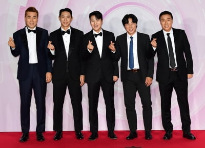 [TEN 포토] 하석주-최성용-백지훈-오범석-김병지 감독 '골 때리는 그녀들 사랑합니다'