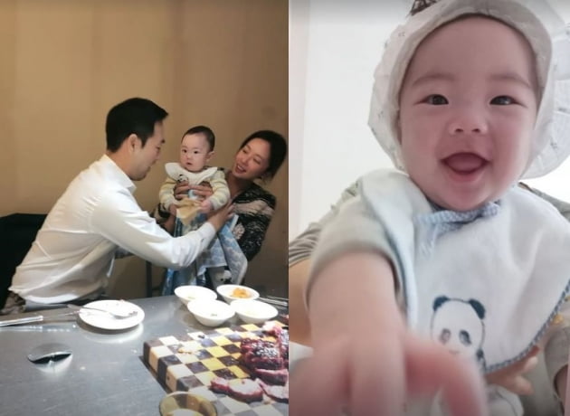 황정음, 둘째 아들 공개…엄마아빠 반반 닮은 예쁜 아기