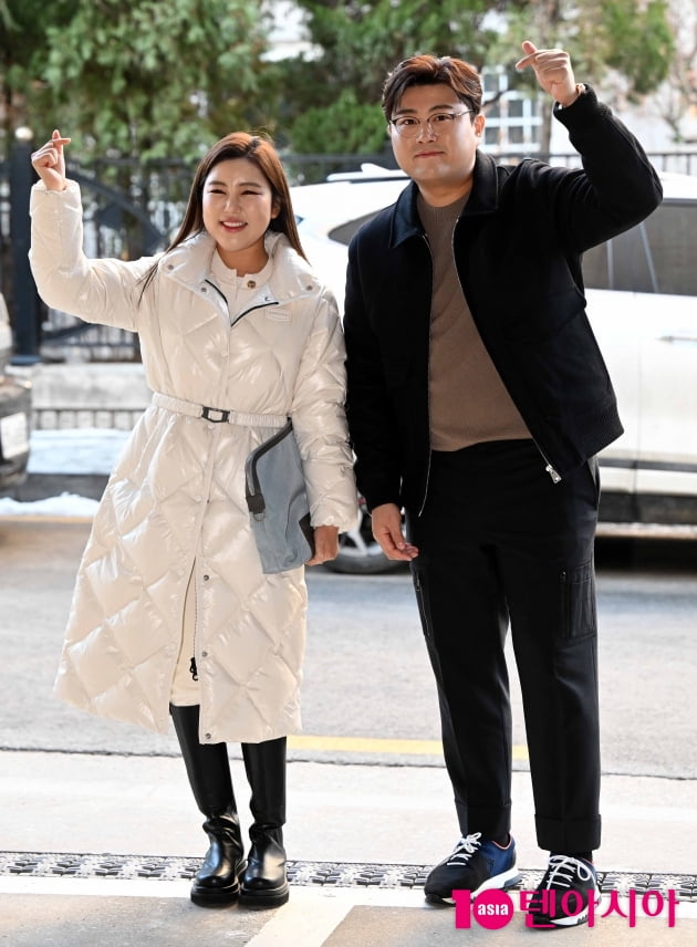[TEN 포토] 송가인-김호중 '한파 녹이는 트로트케미'