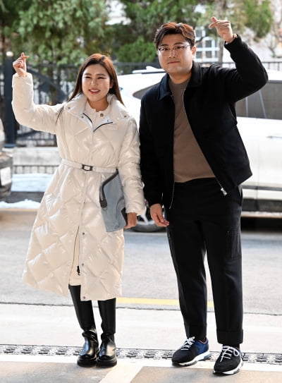 [TEN 포토] 송가인-김호중 '한파 녹이는 트로트케미'