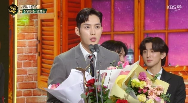 '2022 KBS 연예대상' 성유리, 드레스 입으려고 단식 "며칠을 굶어 배고파"