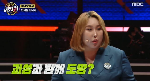 [종합] 트랜스젠더 풍자 "얼굴에 랩 감은 변태 만나, 본능 튀어나오더라" ('세치혀')