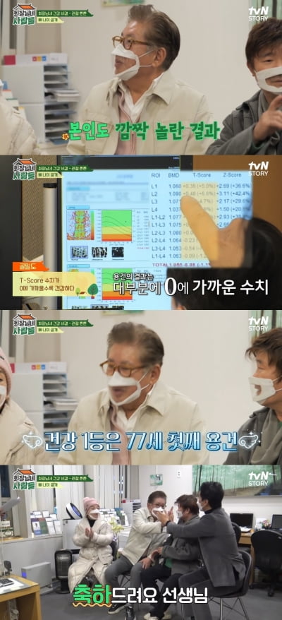 [종합] '뼈 나이 28세' 김용건, 77세 늦둥이 비결인가…김수미 "다 이유가 있구나" ('회장님네')