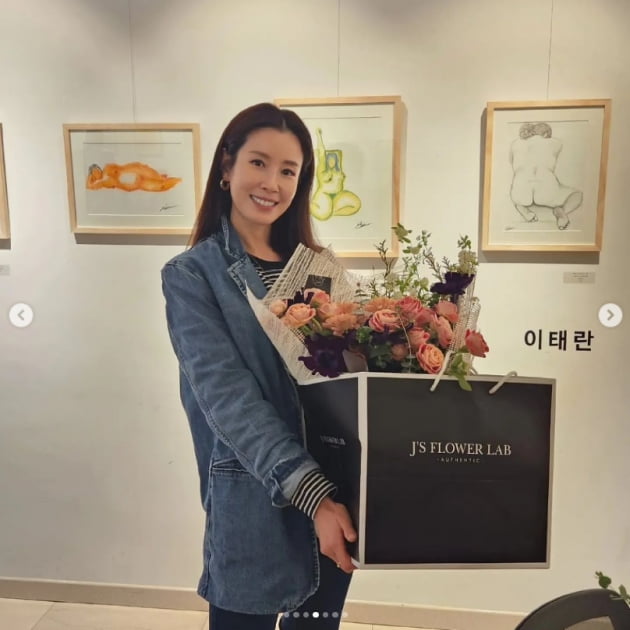 이태란, 새로운 꿈을 펼치는...누드크로키 남다른 그림실력