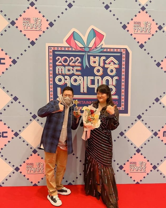 '우수상' 이국주, 6년만 연예대상 기대·준비도 안 했는데…"더 잘할게요"