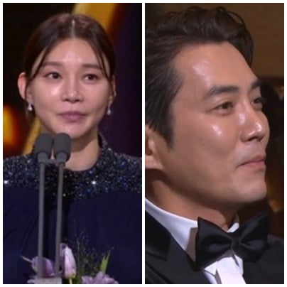 'KBS 우수상' 차예련 오열 "시어머니·♥주상욱, 너무 사랑해요"