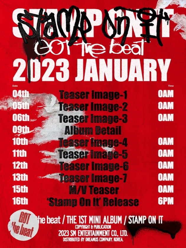 GOT the beat 온다!…'Stamp On It' 무대 선공개로 예열