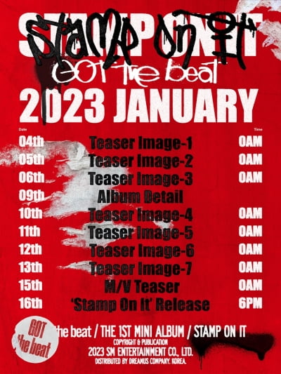 GOT the beat 온다!…'Stamp On It' 무대 선공개로 예열