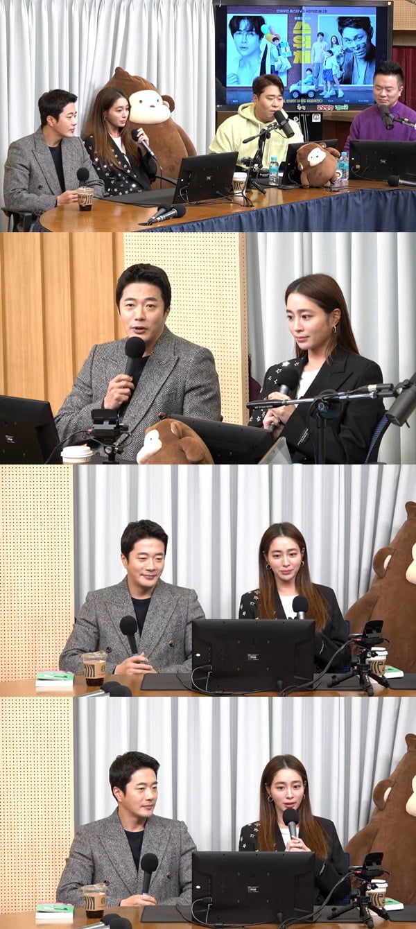 권상우, 이민정 /사진=SBS 파워FM '두시탈출 컬투쇼' 보는 라디오 방송 화면 캡처