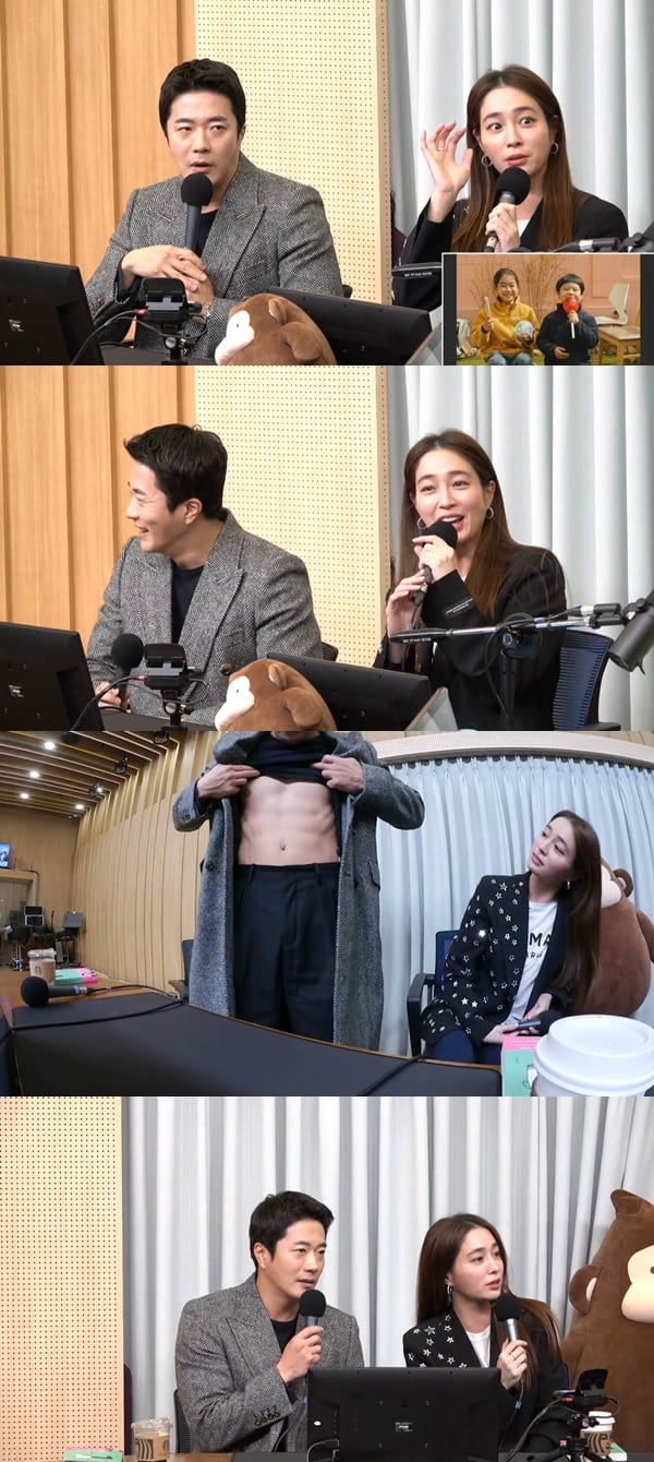 권상우, 이민정 /사진=SBS 파워FM '두시탈출 컬투쇼' 보는 라디오 방송 화면 캡처