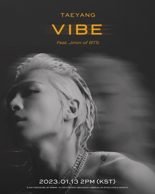 태양, 바이브가 느껴지는 'VIBE' 새 티저 공개
