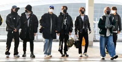 [TEN 포토] 스트레이키즈 '개성이 강한 공항패션'