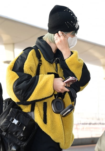 [TEN 포토] 스트레이키즈 현진 '우월한 공항패션'